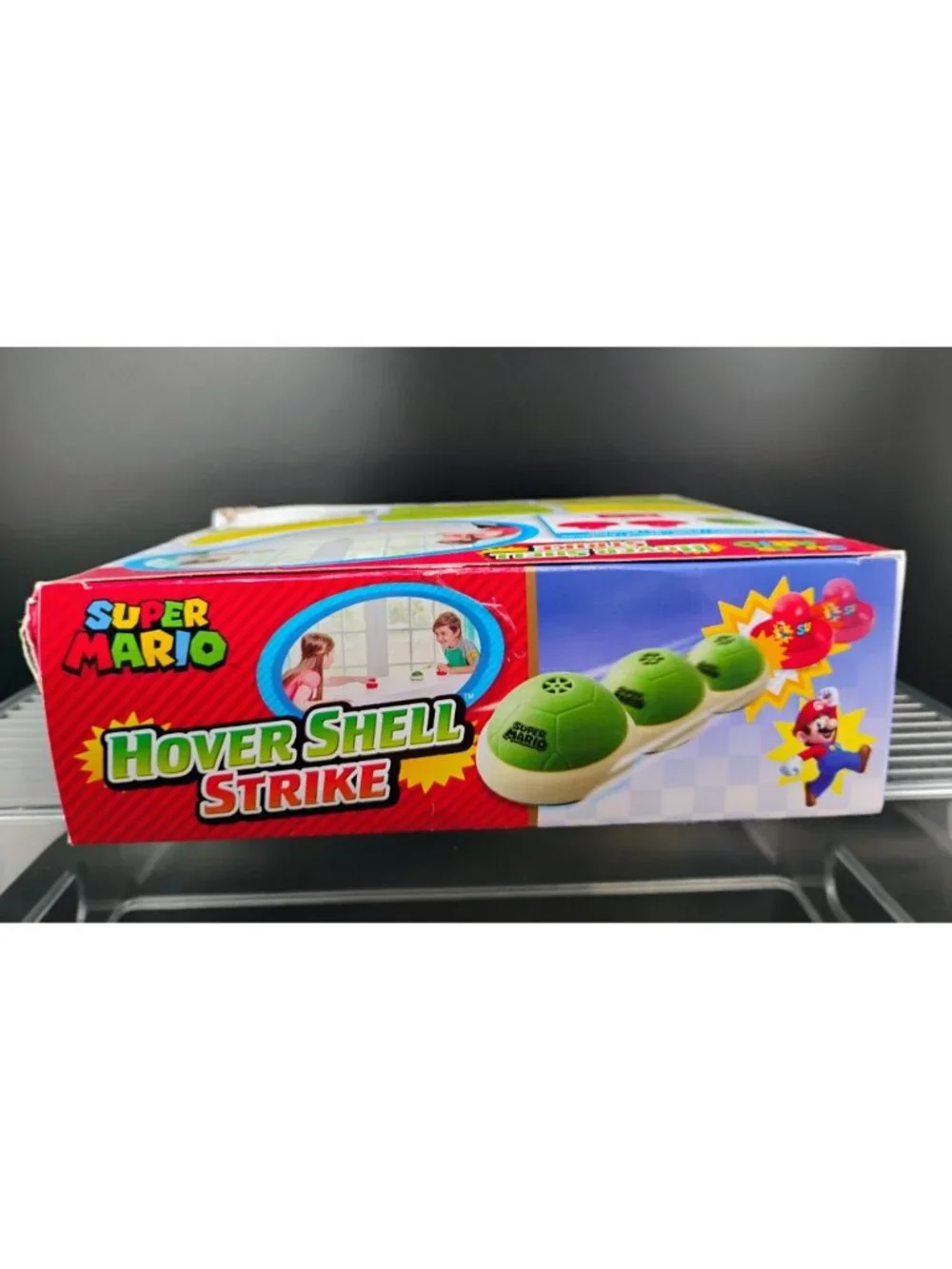 Super Mario Hover Shell Strike Air Hockey Game Set